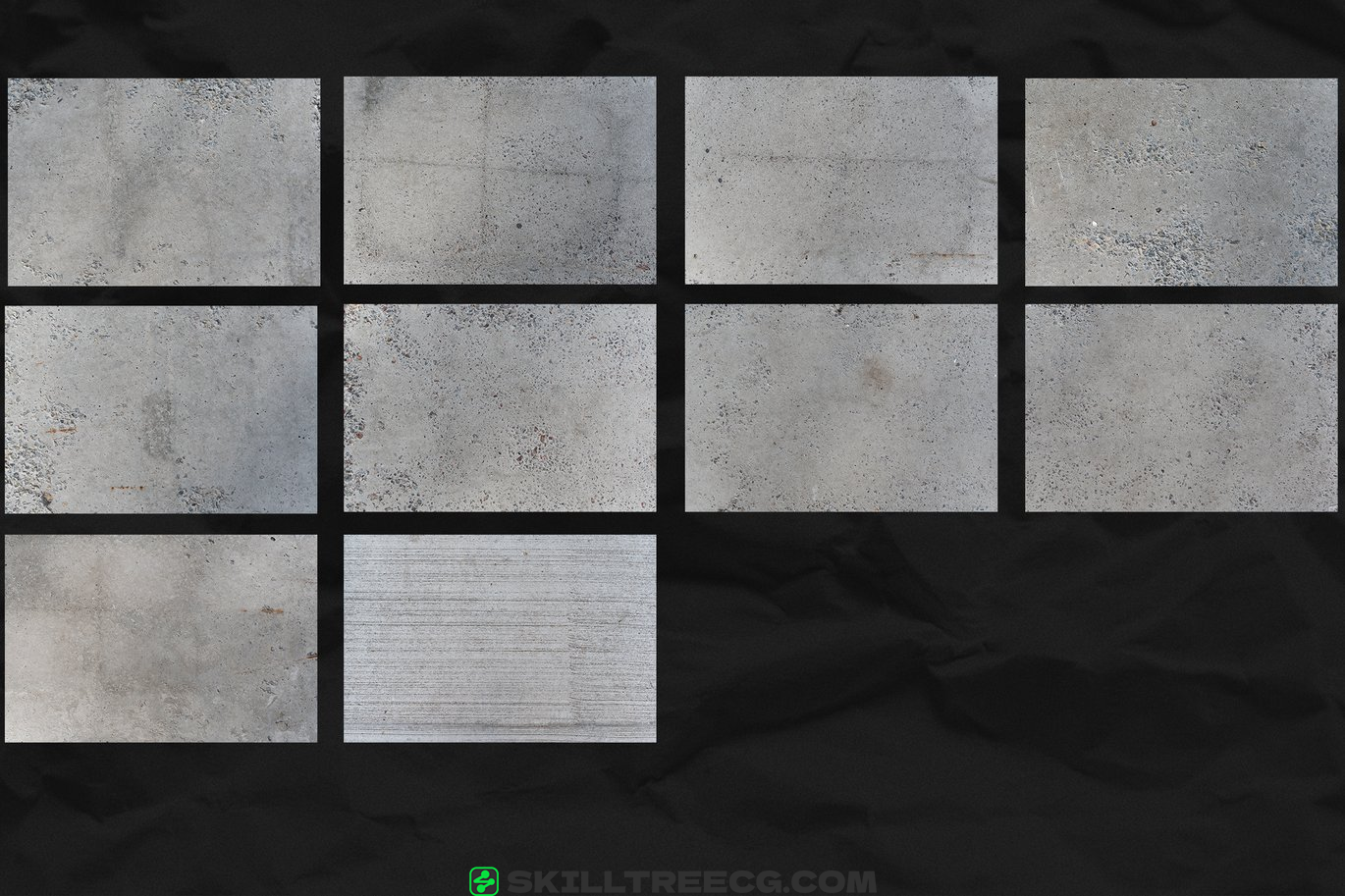 图片[2]-10 Concrete & Cement Wall Texture Background（423305）-技能树